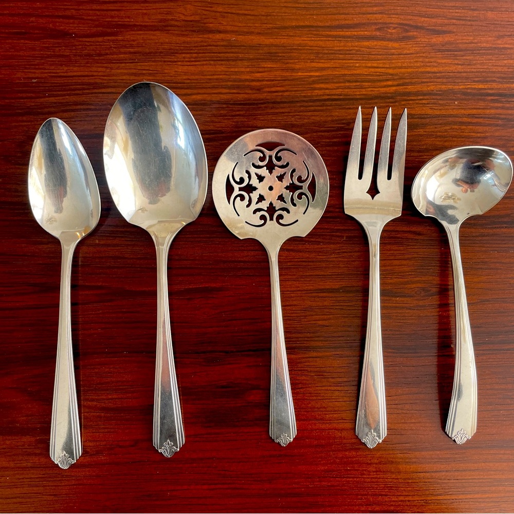Rogers 1881 Silver Serving Set